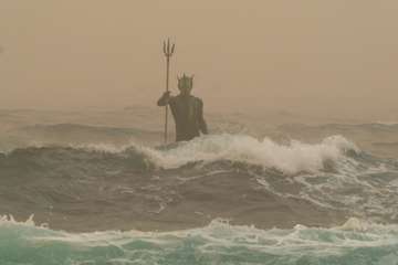 Telde advierte del peligro del baño en las playas del municipio (Foto Antonio Rico)